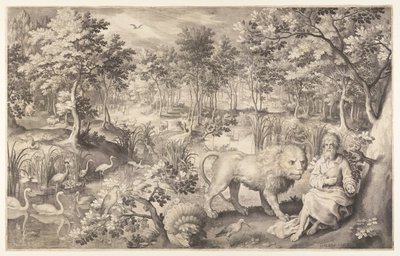 Jeremias profeterar om Jerusalems förstörelse av Nicolaes de Bruyn