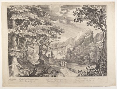 Lärjungarna på väg till Emmaus av Nicolaes de Bruyn