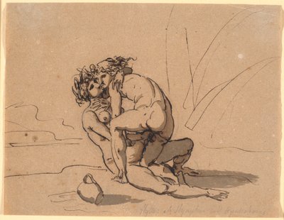 Hylas smekt av nymfen av Nicolai Abildgaard
