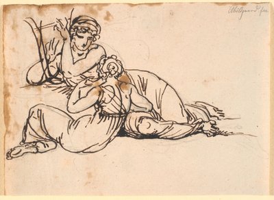 Sappho och Mytilene av Nicolai Abildgaard
