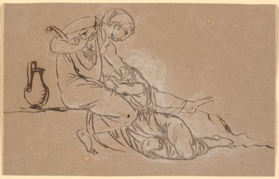 Sappho och Mytilene av Nicolai Abildgaard
