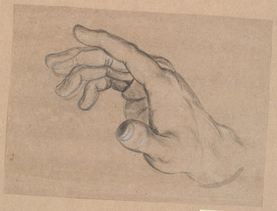 Studie av en hand av Nicolai Abildgaard