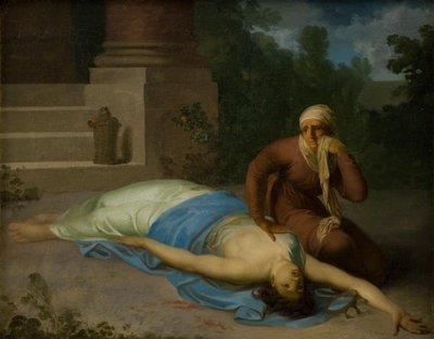 Den döende Messalina och hennes mor av Nicolai Abildgaard