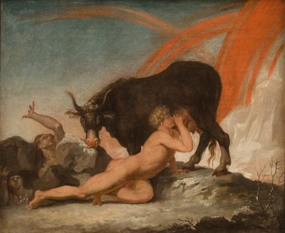 Ymir diar kon Audhumla av Nicolai Abildgaard