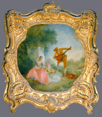 La lecon de musique - Musiklektionen ... av Nicolas (attr. to) Lancret