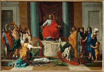 Salomos dom - Salomos dom ... av Nicolas (attr.to) Poussin