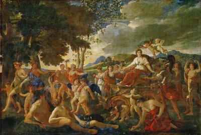 Floras triumf... av Nicolas (attr.to) Poussin