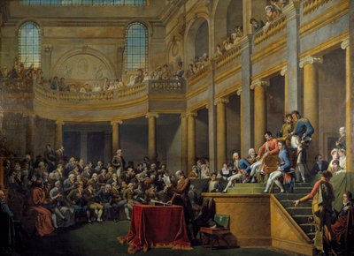 Cisalpina republikens konsulat möte i comitia i Lyon, 1808 av Nicolas Andre Monsiau