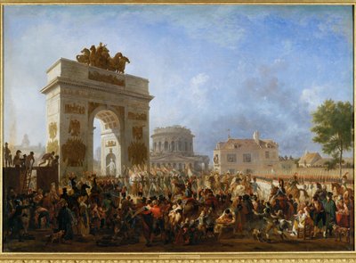 Entree de la Garde Imperiale a Paris, par la barriere de Pantin, le 15 novembre 1807 ... av Nicolas Antoine Taunay