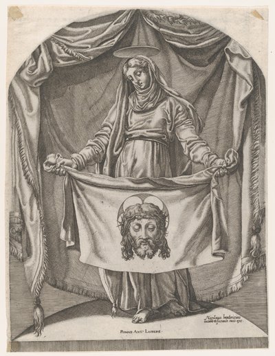 S:ta Veronica med Sudarium, efter Michelangelo, 1540-66., 1540-66. av Nicolas Beatrizet