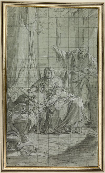 Johannes Döparens familj av Nicolas-Bernard Lepicie