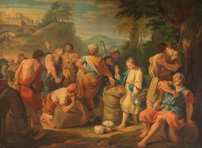 Fyndet av pengarna i Benjamins säck av Nicolas Bertin