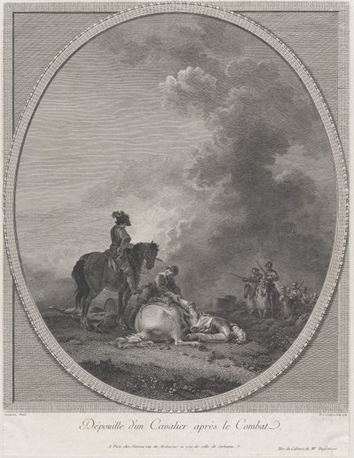 Soldatens kadaver efter strid, 1781., 1781. av Nicolas Colibert
