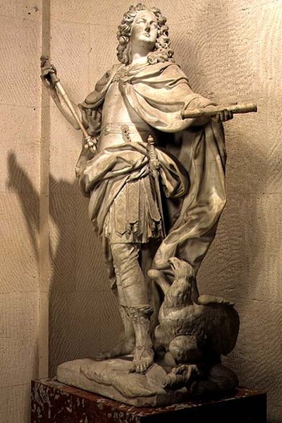 Ludvig XV av Frankrike (1710-74) som Jupiter av Nicolas Coustou