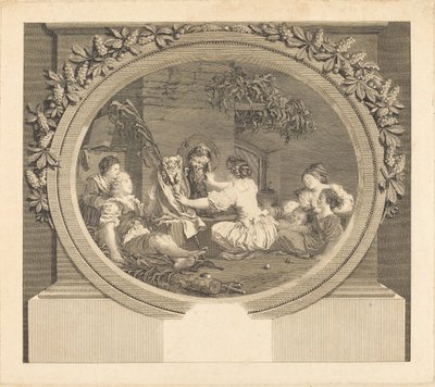 Utbildning är allt av Nicolas Delaunay after Jean Honoré Fragonard