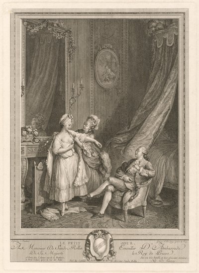 Lilla dagen av Nicolas Delaunay after Sigmund Freudenberger