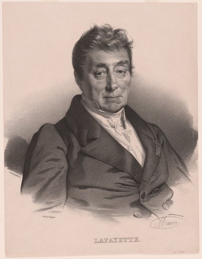 Markis de Lafayette av Nicolas Eustache Maurin