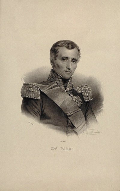Porträtt av Sylvain-Charles, Comte Valée 1773-1846. av Nicolas Eustache Maurin