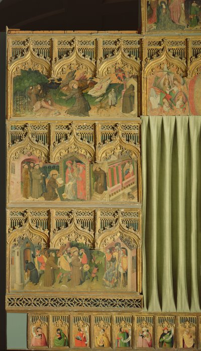 Rerodos av Jungfruns liv och St. Franciskus av Assisi av Nicolas Frances