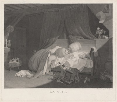 Natten (Natt) av Nicolas Francois Regnault