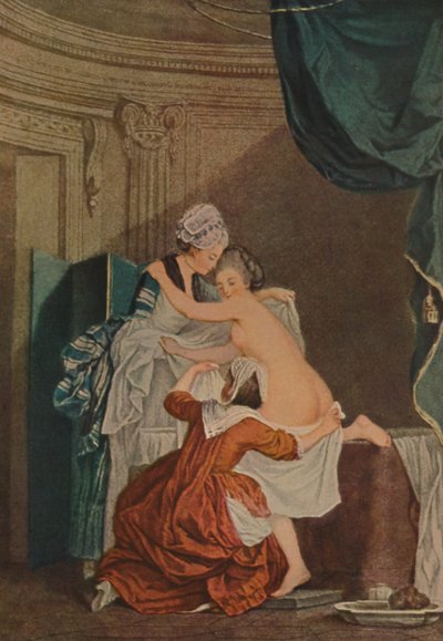 Le Bain, The Bath, c1770-1810, 1913 av Nicolas Francois Regnault