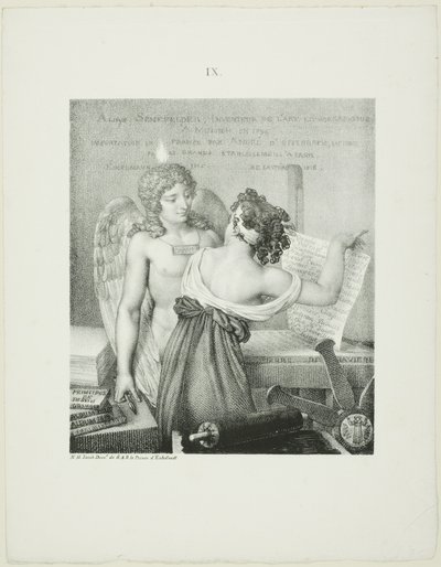 The Genius of Lithography, från Alois Senefelders L