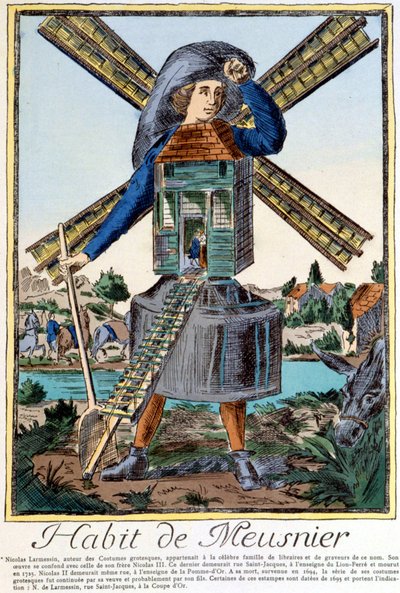 Meuniers vana - gravyr av Nicolas Larmessin av Nicolas II de Larmessin