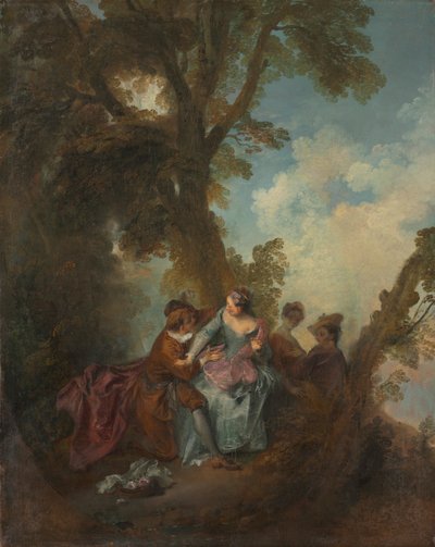 Kärleksförklaring, c. 1720. av Nicolas Lancret