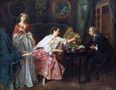 De fyra gångerna på dagen: Morgon, 1739 av Nicolas Lancret