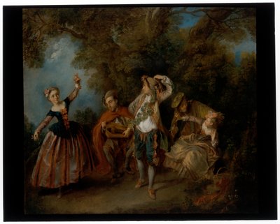 Den unga dansaren & menyn av Nicolas Lancret