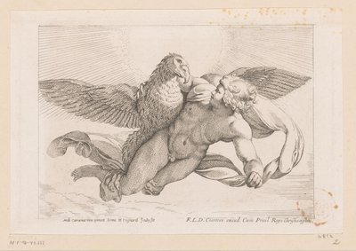 Kidnappning av Ganymedes av Nicolas Mignard