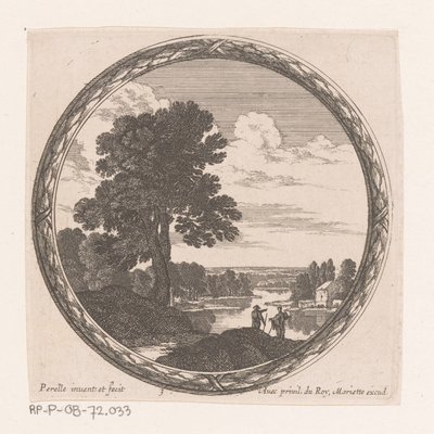 Flodlandskap av Nicolas Perelle