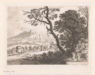 Venus en Adonis av Nicolas Perelle