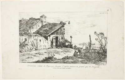 Landscape, från Second Landscape Notebook av Nicolas Perignon