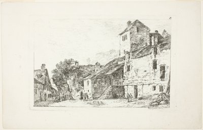 Landskap, från Deuxieme Cahier de Paysage av Nicolas Perignon