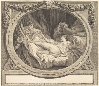 Glaset med vatten av Nicolas Ponce after Jean Honoré Fragonard