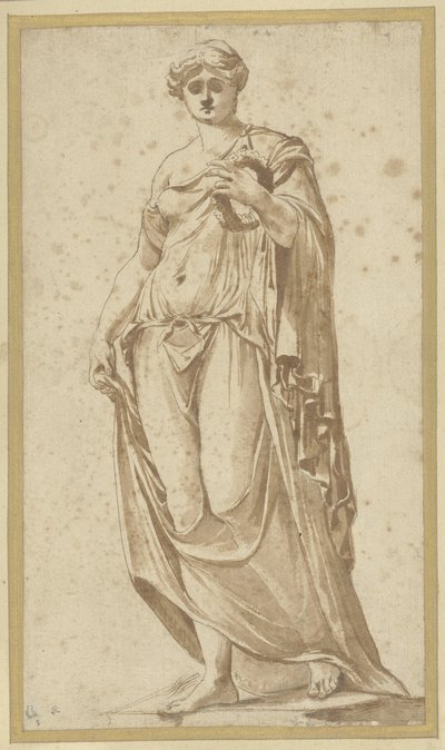 Flora Farnese, sedd framifrån av Nicolas Poussin (possibly)