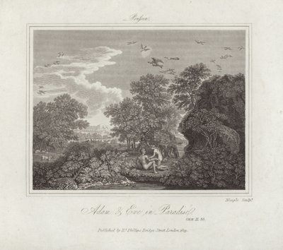 Adam och Eva av Nicolas Poussin