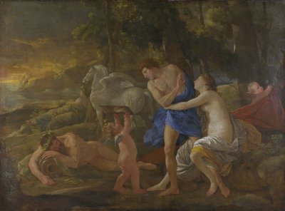 Cephalus och Aurora, ca 1630 (olja på duk) av Nicolas Poussin