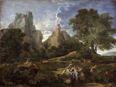 Landskap med polyfem, 1649 av Nicolas Poussin