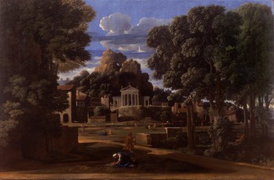 Landscape with the Ashes of Phocion av Nicolas Poussin