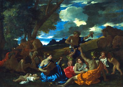 Le Grand Bacchanal, 1627-1628 av Nicolas Poussin