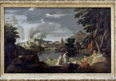 Orpheus och Eurydice av Poussin, Louvren av Nicolas Poussin
