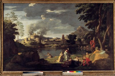 Orfeus och Eurydike Målning av Nicolas Poussin av Nicolas Poussin