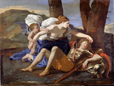 Rinaldo and Armida av Nicolas Poussin