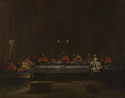 Sju sakrament: Eukaristin, ca 1637-1640 av Nicolas Poussin