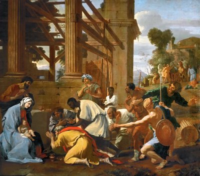 Magiernas tillbedjan, 1633. av Nicolas Poussin