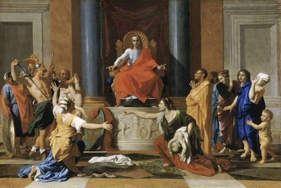 Salomos dom av Nicolas Poussin