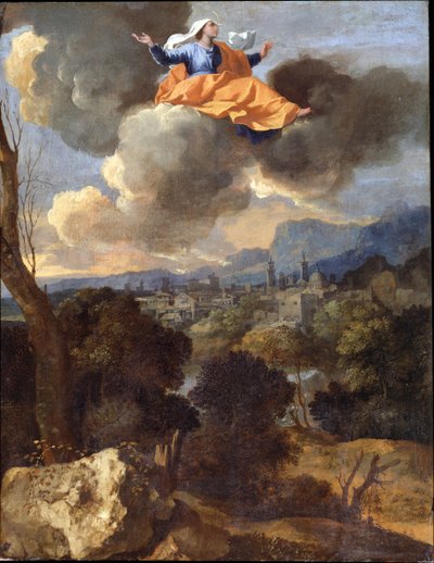 Die Übertragung der Heiligen Rita von Cascia av Nicolas Poussin