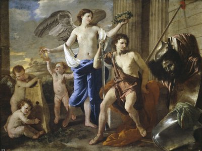 Davids triumf, 1630 av Nicolas Poussin